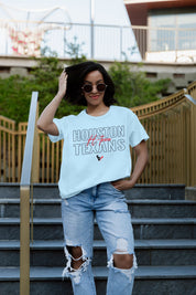 HOUSTON TEXANS NO LIMITS SHORT SLEEVE FLOWY TEE