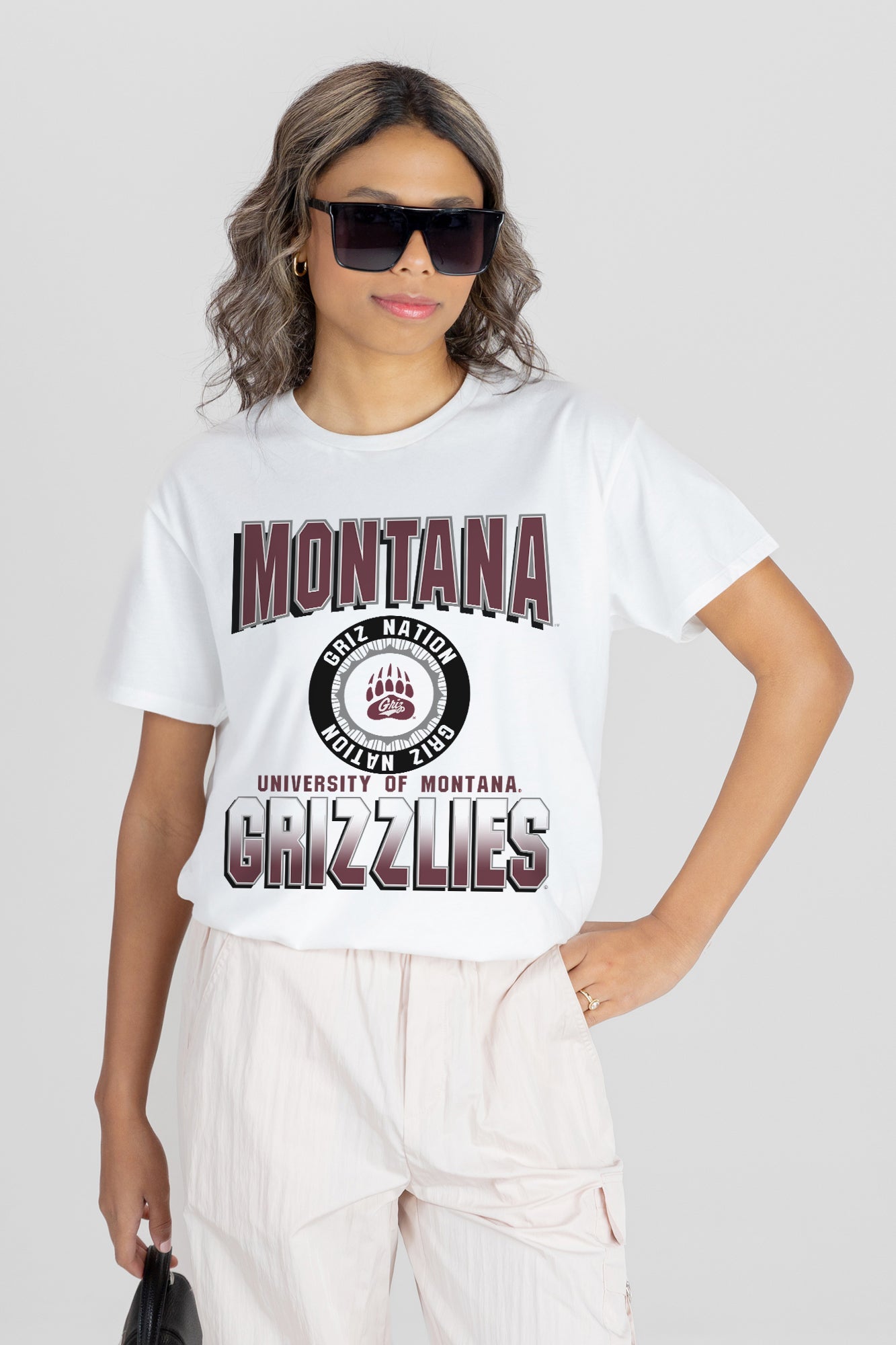 MONTANA GRIZZLIES ALL-TIME CLASSIC SHORT SLEEVE FLOWY TEE
