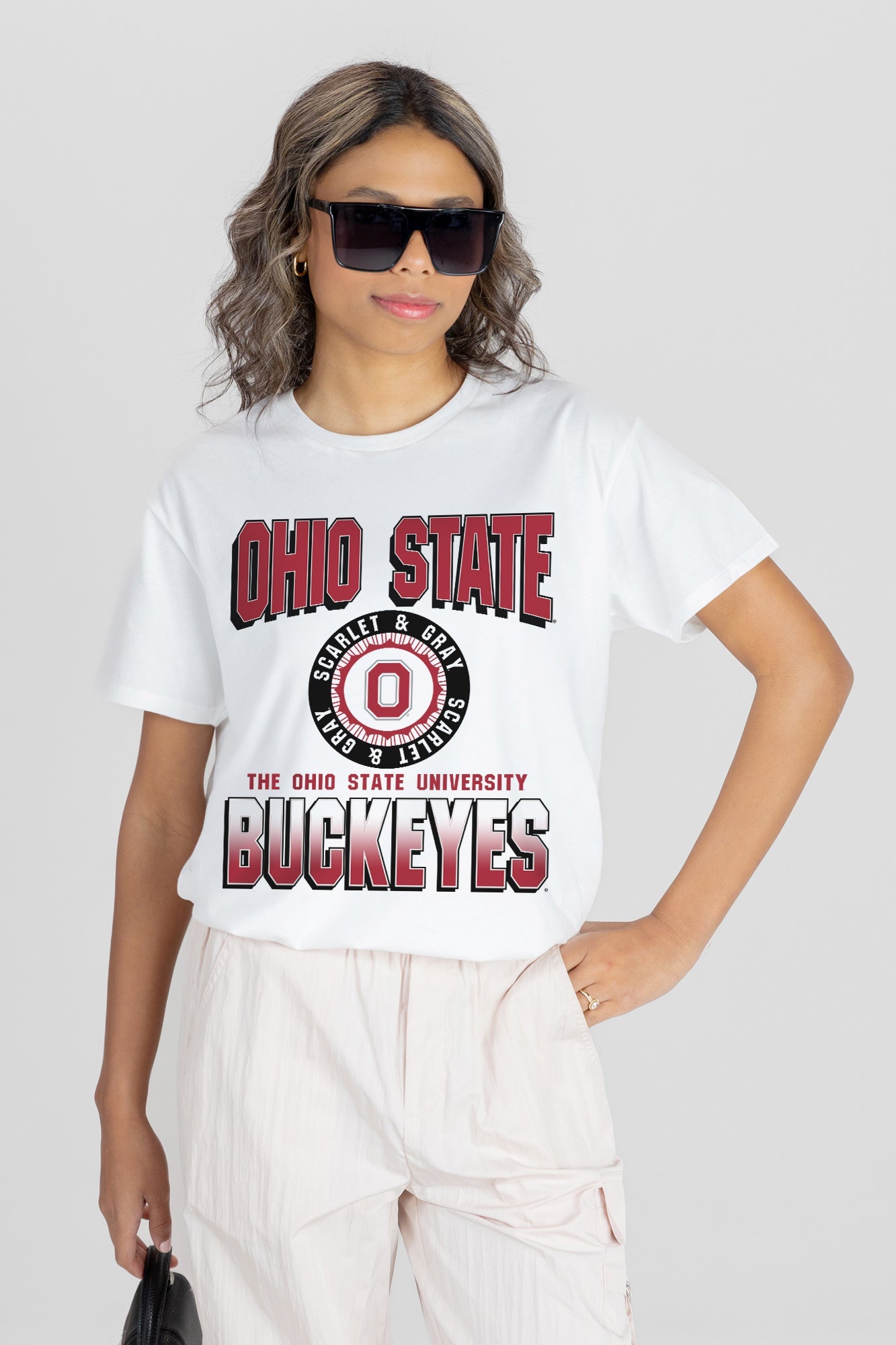OHIO STATE BUCKEYES ALL-TIME CLASSIC SHORT SLEEVE FLOWY TEE