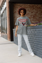 BOSTON COLLEGE EAGLES KEEP THE LEAD OVERSIZED CREWNECK TEE