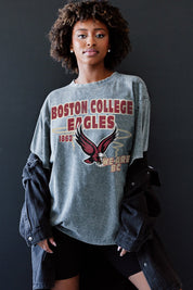 BOSTON COLLEGE EAGLES KEEP THE LEAD OVERSIZED CREWNECK TEE