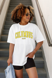 COLUMBUS CREW SC GOAL LINE OVERSIZED CREWNECK TEE
