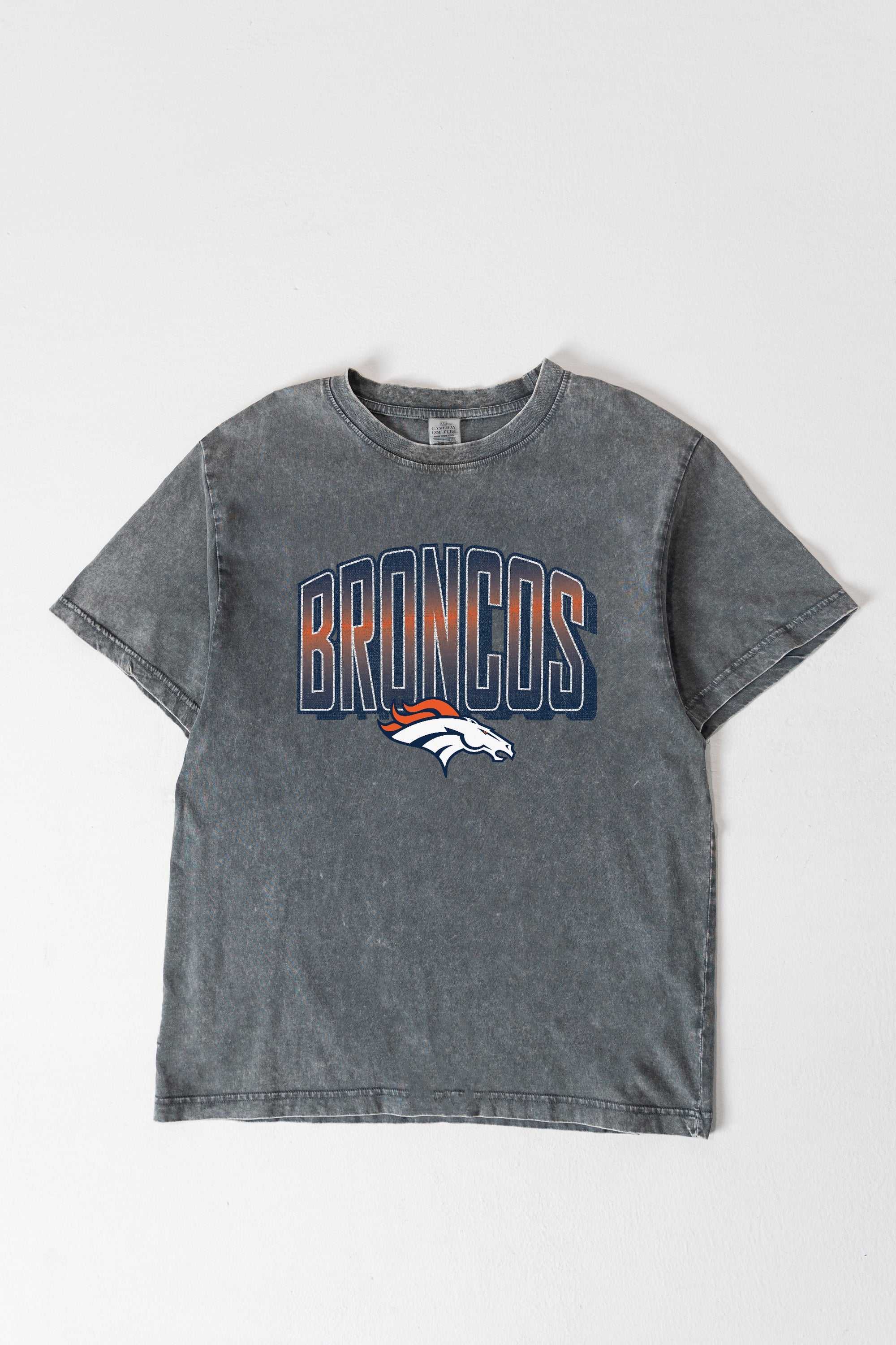 DENVER BRONCOS PEAK PERFORMANCE OVERSIZED CREWNECK TEE
