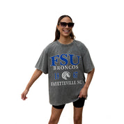 FAYETTEVILLE STATE BRONCOS Throwback Oversized Tee