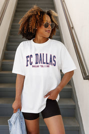FC DALLAS GOAL LINE OVERSIZED CREWNECK TEE