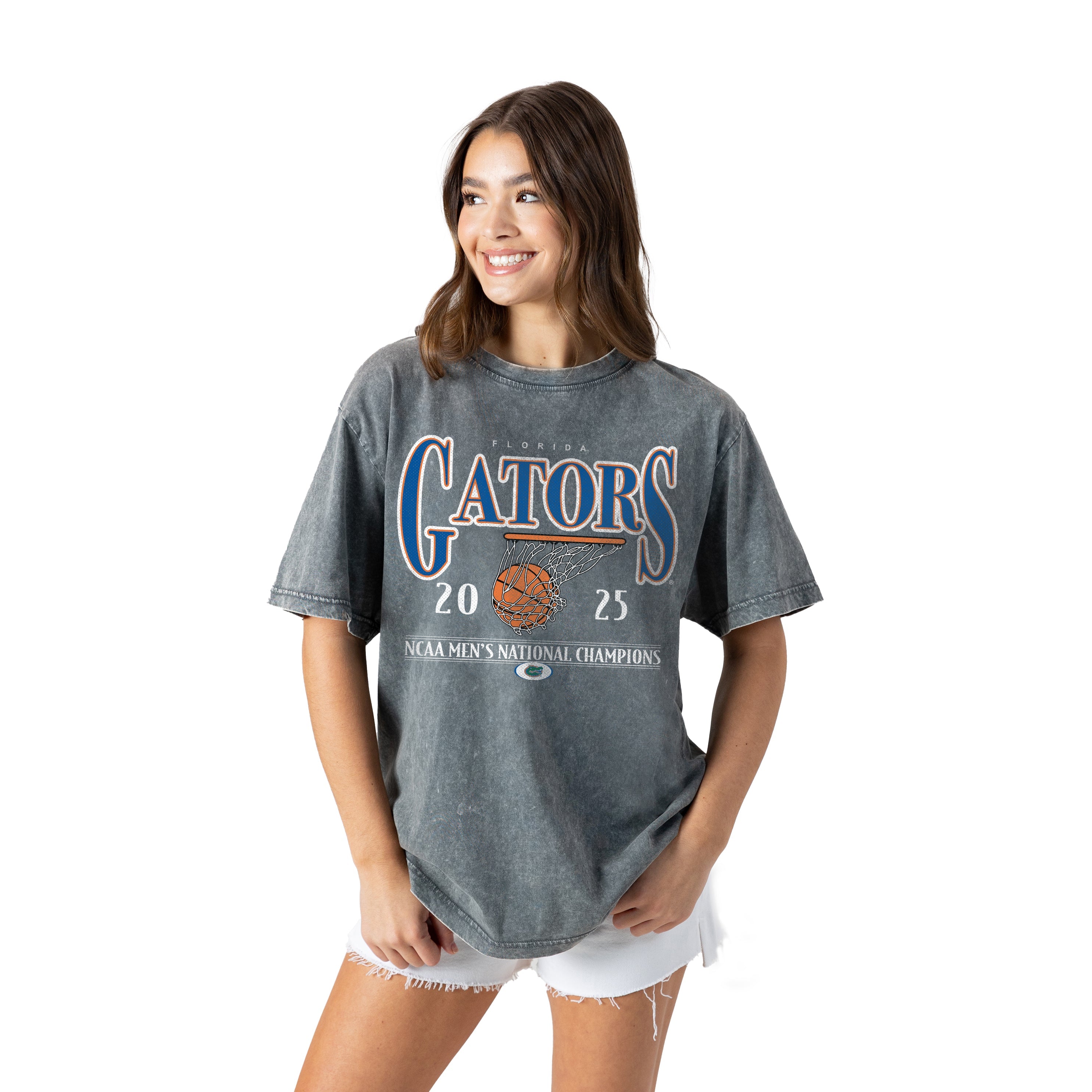 FLORIDA GATORS FACE-OFFOVERSIZED CREWNECK TEE