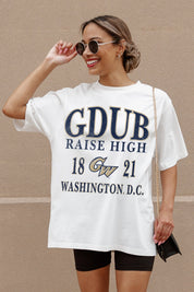 GEORGE WASHINGTON REVOLUTIONARIES UNITY OVERSIZED CREWNECK TEE