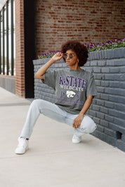 KANSAS STATE WILDCATS DYNASTY OVERSIZED CREWNECK TEE