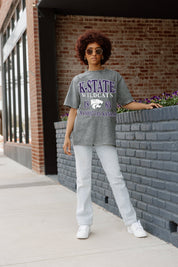 KANSAS STATE WILDCATS DYNASTY OVERSIZED CREWNECK TEE