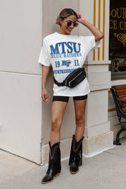 MIDDLE TENNESSEE STATE BLUE RAIDERS UNITY OVERSIZED CREWNECK TEE