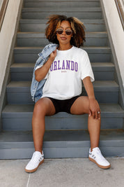 ORLANDO CITY SC GOAL LINE OVERSIZED CREWNECK TEE