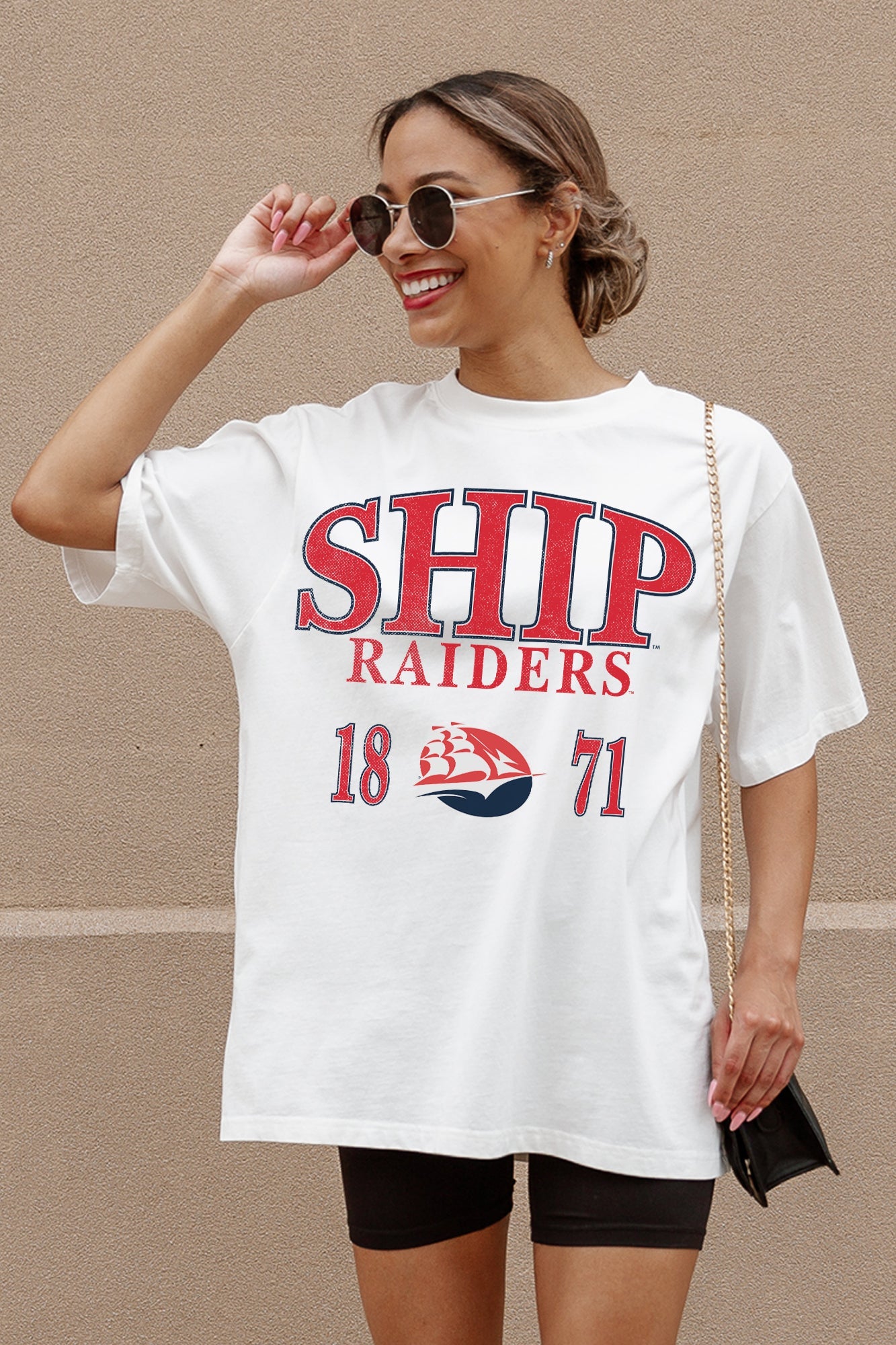 SHIPPENSBURG RAIDERS UNITY OVERSIZED CREWNECK TEE