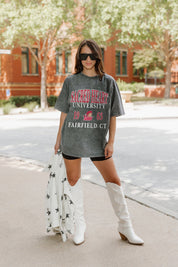 SACRED HEART PIONEERS THROWBACK OVERSIZED CREWNECK TEE
