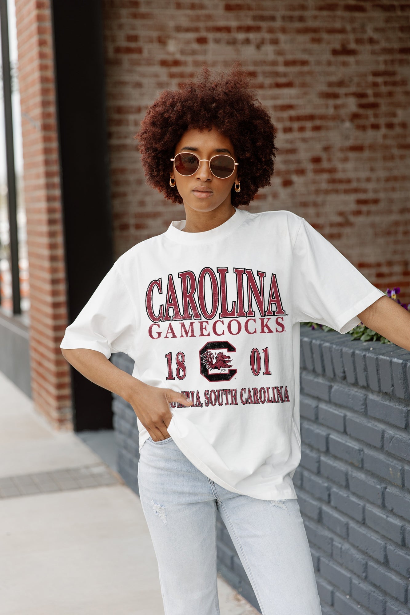 SOUTH CAROLINA GAMECOCKS UNITY OVERSIZED CREWNECK TEE