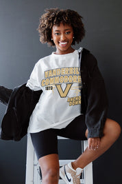 VANDERBILT COMMODORES IN THE LEAD OVERSIZED TEE - On Model Front View | Gameday Couture - SOHO