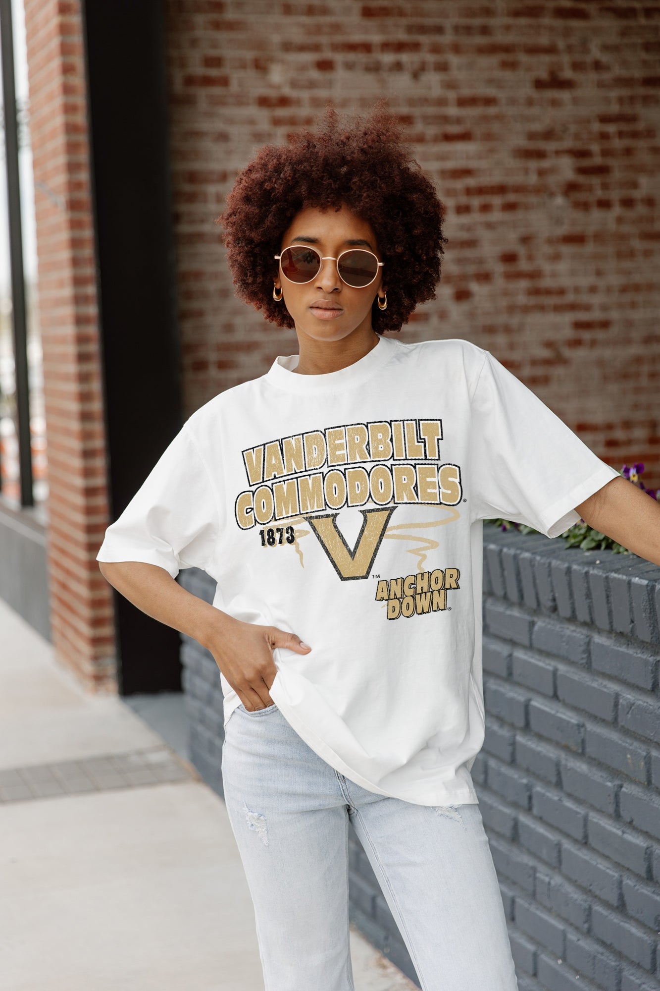 VANDERBILT COMMODORES IN THE LEAD OVERSIZED TEE - Lifestyle Street Style | Gameday Couture - SOHO
