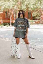 WESTERN MICHIGAN BRONCOS THROWBACK OVERSIZED CREWNECK TEE