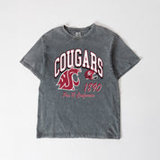 WASHINGTON STATE COUGARS CLASSIC MOTION WASHED RELAXED FIT TEE