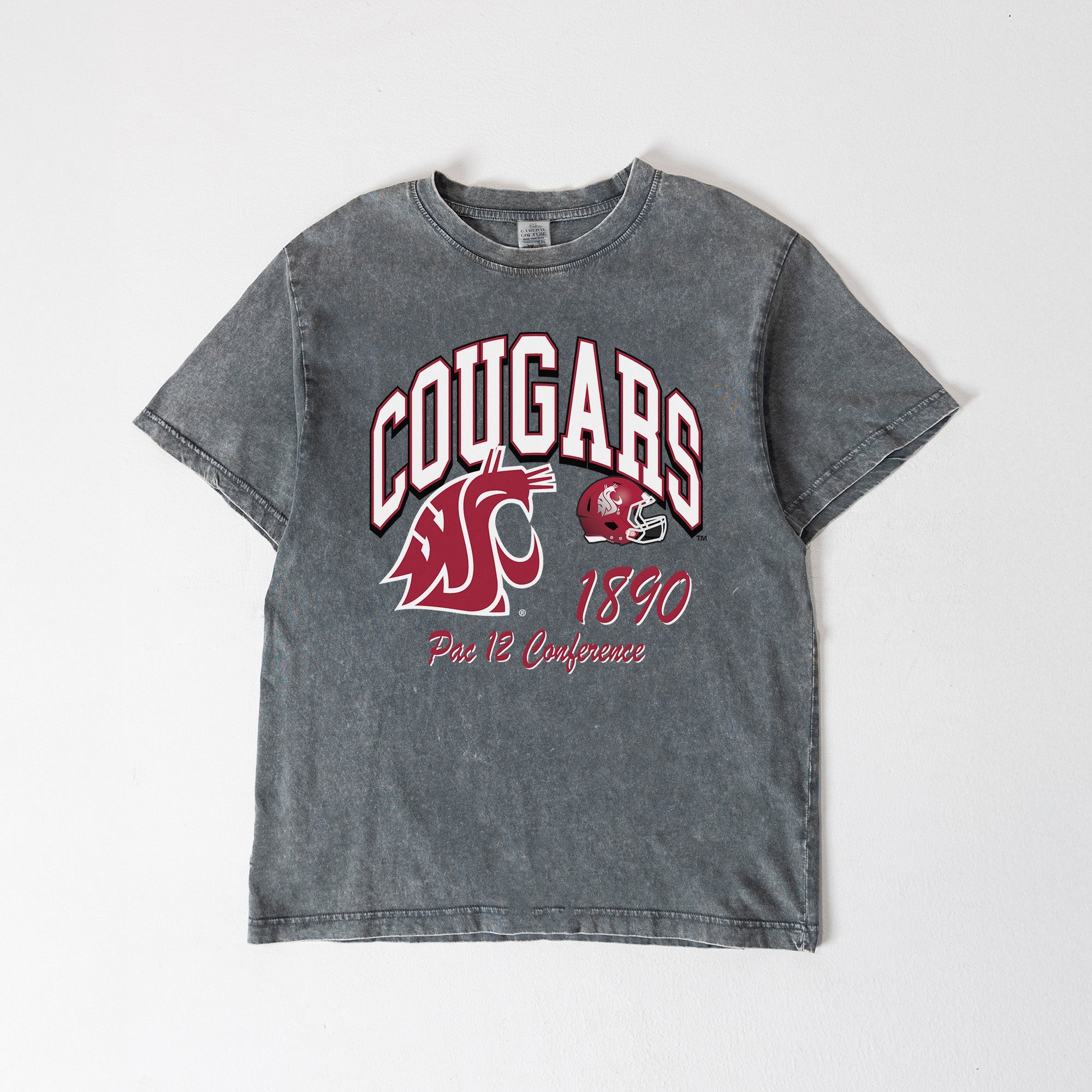 WASHINGTON STATE COUGARS CLASSIC MOTION WASHED RELAXED FIT TEE