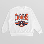 AUBURN TIGERS SWIFT STRIKE PREMIUM FLEECE DROP SHOULDER CREWNECK PULLOVER