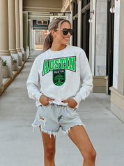 AUSTIN FC PITCH PRIDE PREMIUM FLEECE DROP SHOULDER CREWNECK PULLOVER