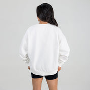 NEBRASKA CORNHUSKERS SWIFT STRIKE PREMIUM FLEECE DROP SHOULDER CREWNECK PULLOVER