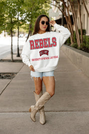 UNLV REBELS FREESTYLE PREMIUM FLEECE CREWNECK PULLOVER