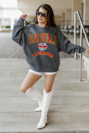 NEW YORK RED BULLS SEAL THE DEAL PREMIUM FLEECE DROP SHOULDER CREWNECK PULLOVER