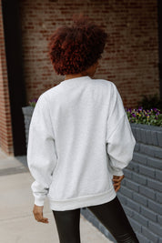 PURDUE BOILERMAKERS ALLEGIANCE PREMIUM FLEECE DROP SHOULDER CREWNECK PULLOVER
