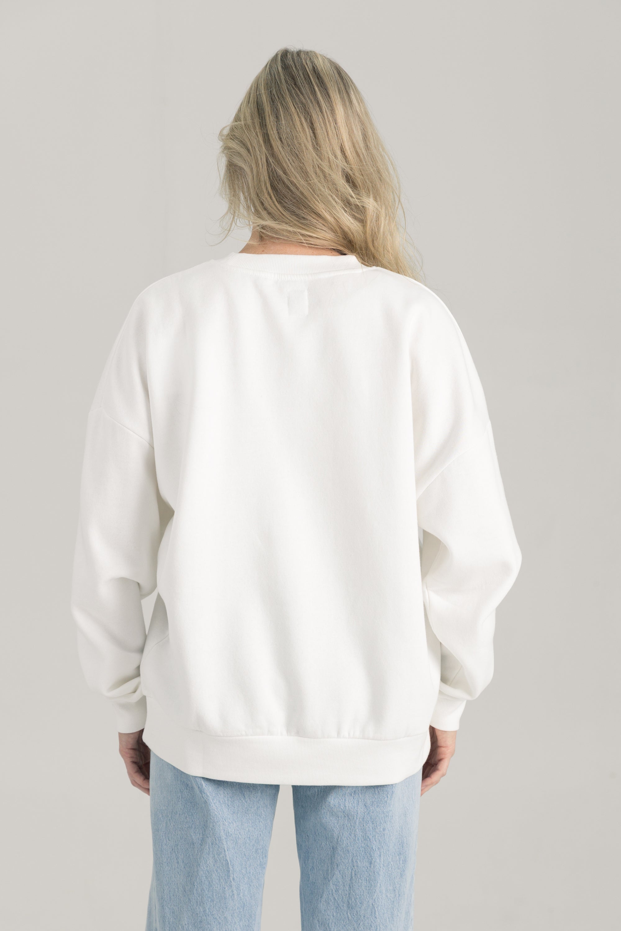 TEXAS LONGHORNS TIMELESS TRIUMPH PREMIUM FLEECE DROP SHOULDER CREWNECK PULLOVER
