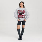 SOUTH CAROLINA GAMECOCKS PENNANT PRIDE PREMIUM FLEECE DROP SHOULDER CREWNECK PULLOVER