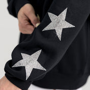 KENTUCKY WILDCATS PURE VICTORY EMBELLISHED STAR SLEEVE CREWNECK PULLOVER