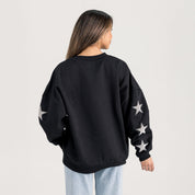 PITTSBURGH PANTHERS VELOCITY STAR EMBELLISHED CREW SWEATSHIRT