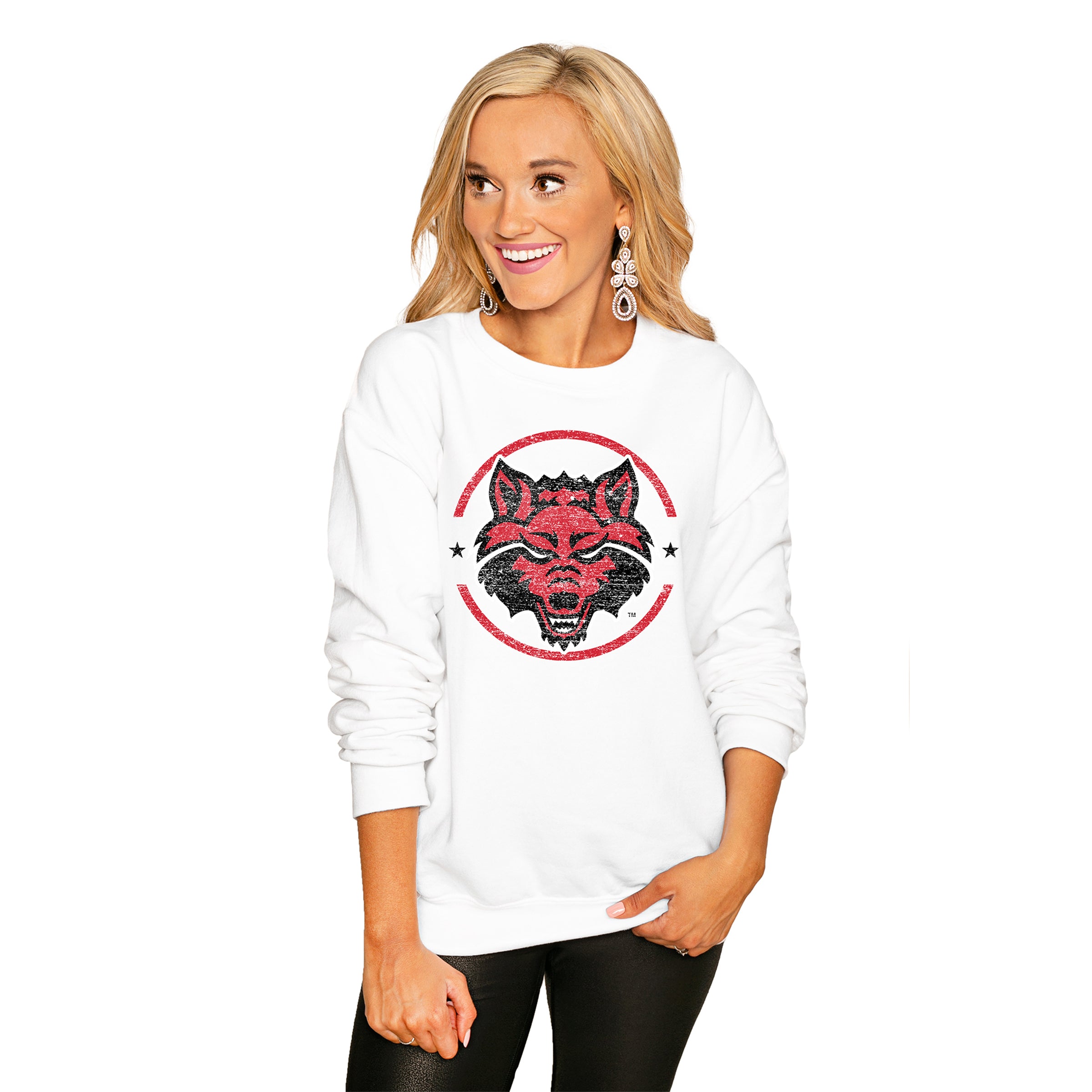 ARKANSAS STATE RED WOLVES End Zone Crew Sweatshirt