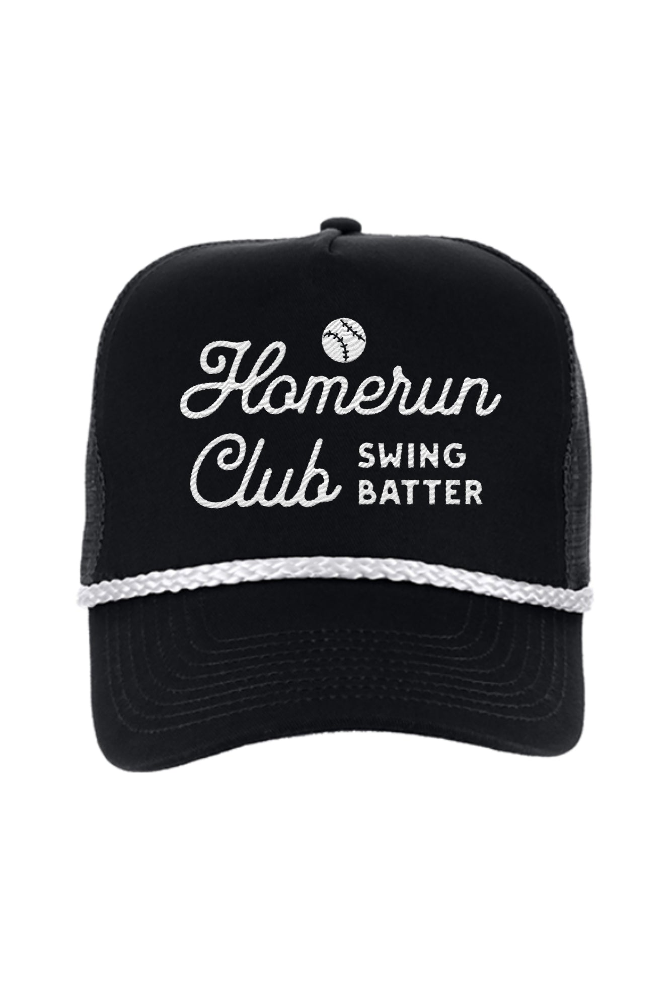 HOME RUN CLUB RETRO ROPE HAT IN BLACK