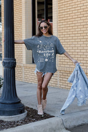 CLUTCH HITTER OVERSIZED VINTAGE WASH TEE