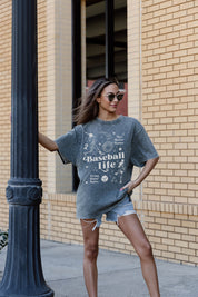 CLUTCH HITTER OVERSIZED VINTAGE WASH TEE