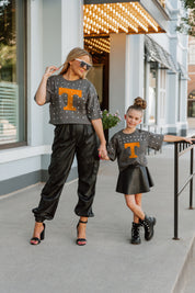 TENNESSEE VOLUNTEERS Making Moves Kid's Rhinestone Crop Tee