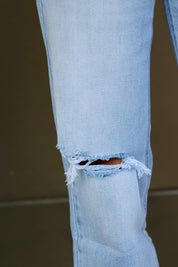 ZOE WIDE CUFF STRAIGHT LEG JEANS