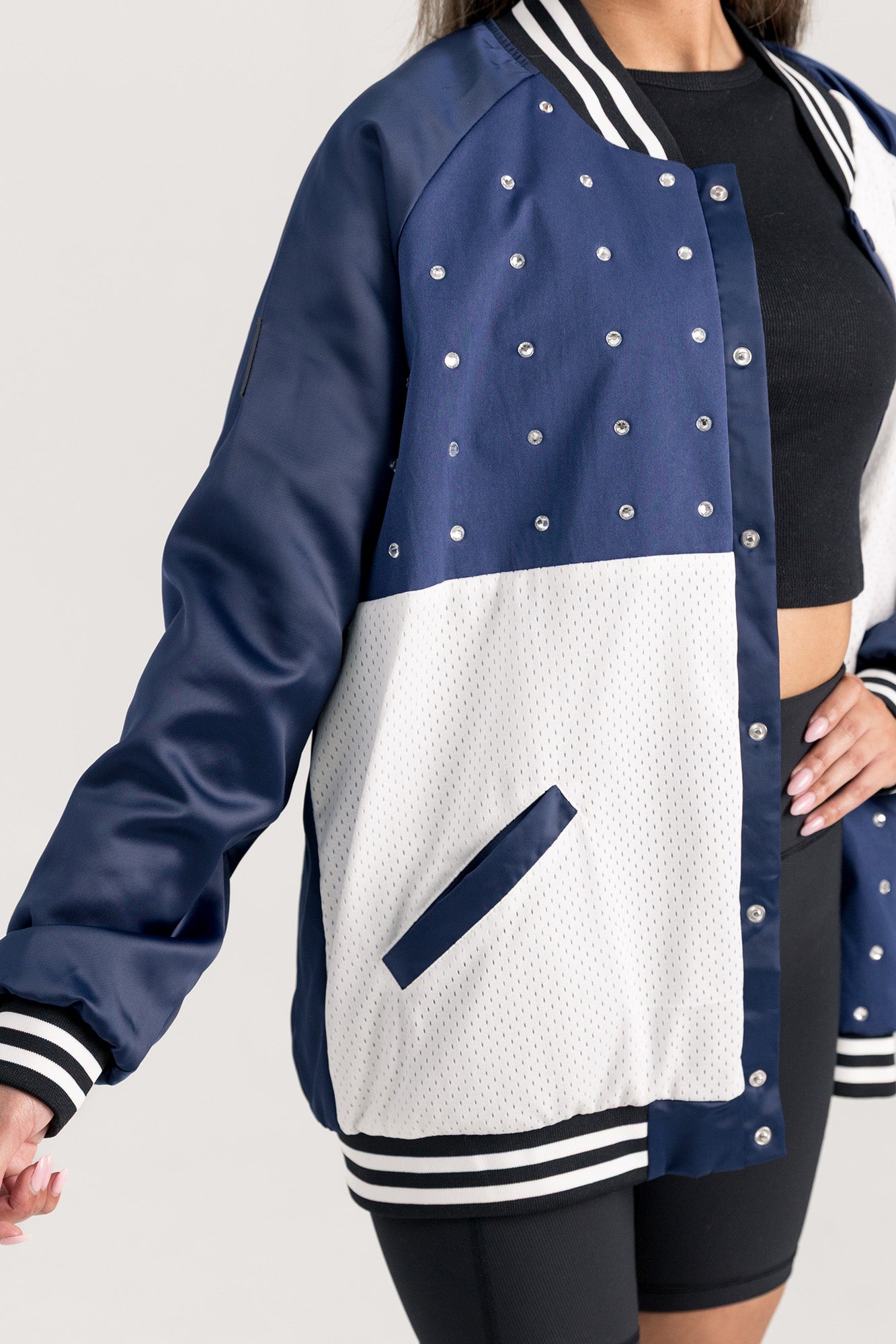 AUBURN TIGERS INNER DRIVE THROWBACK VARSITY BOMBER JACKET