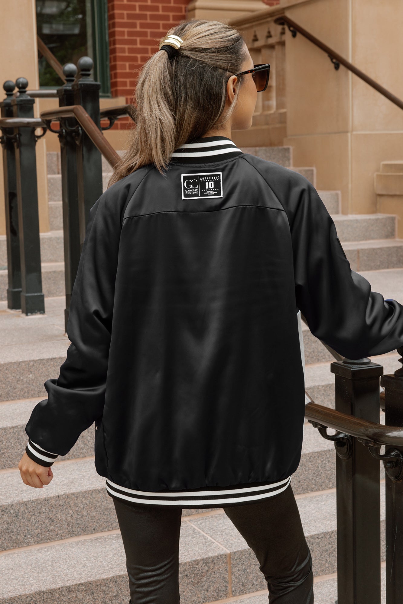 DC UNITED REFINED RIVALRY THROWBACK VARSITY BOMBER JACKET