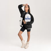 DUKE BLUE DEVILS INNER DRIVE THROWBACK VARSITY BOMBER JACKET
