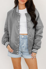 HOMERUN CLUB SPORT STRIPE VARSITY JACKET