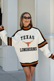TEXAS LONGHORNS VIVID MOTION COLORBLOCK TURTLENECK PULLOVER