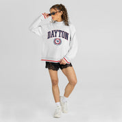 DAYTON FLYERS RALLY POINT CONTRAST MOCKNECK PULLOVER