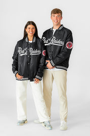 TEXAS TECH RED RAIDERS VARSITY MUSE OVERSIZED VARSITY UNISEX JACKET