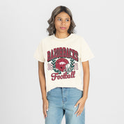 ARKANSAS RAZORBACKS RAISED ON VICTORY CLASSIC FIT COTTON BLEND CREWNECK TEE