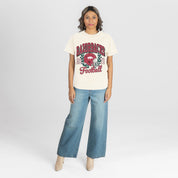 ARKANSAS RAZORBACKS RAISED ON VICTORY CLASSIC FIT COTTON BLEND CREWNECK TEE