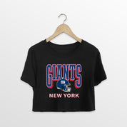NEW YORK GIANTS PURE VICTORY CLASSIC CROP TEE