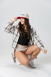 UPSIDE DOWN GAMEDAY RETRO CORDED HAT